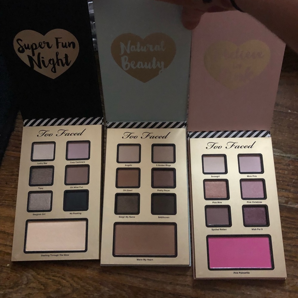 Too faced holiday pallets